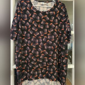 LuLaRoe fourth of July design shirt